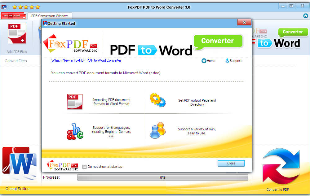 FoxPDF PDF to Word Converter, PDF to Word Converter, PDF to Word, PDF ...