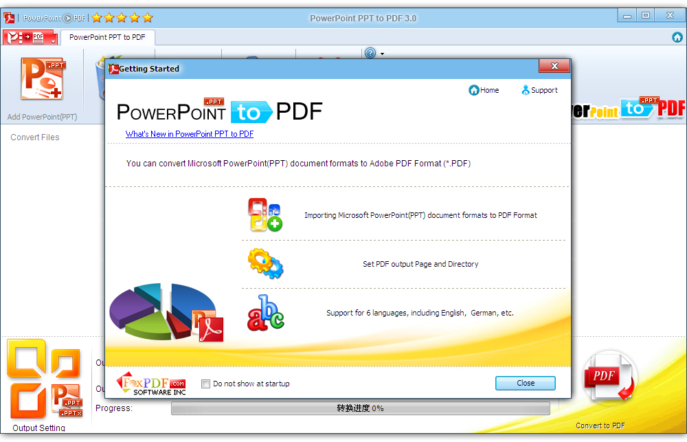 PowerPoint PPT to PDF screen shot